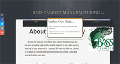 Desktop Screenshot of basscabinet.com